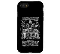 Scrittore Autore Romanziere Vitruviano Uomo Leonardo Da Vinci Libro Custodia per iPhone SE (2020) / 7/8