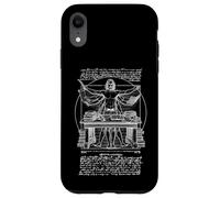 Scrittore Autore Romanziere Vitruviano Uomo Leonardo Da Vinci Libro Custodia per iPhone XR
