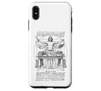 Scrittore Autore Romanziere Vitruviano Uomo Leonardo Da Vinci Libro Custodia per iPhone XS Max