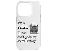 Scrittore Divertente, Per Favore Non Giudicare Il Mio Amante Custodia per iPhone 14 Pro