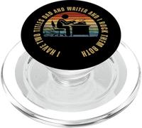 Scrittore E Papà Autore Orgoglioso Uomini Divertenti Scrittore PopSockets PopGrip per MagSafe