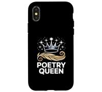 Scrittori letterari della piuma della corona della regina dei poeti Custodia per iPhone X/XS