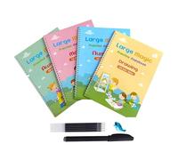 Scrittura a mano Practice Copybook, Copybooks Ink for Kids, Riutilizzabili Kids Ink Copybooks, Allenati a scrivere un libro con penne, lettere di lettere che tracciano libri per il pep