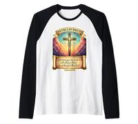 Scrittura Cristiana autore scrittore è Il Mio Ministero Gesù Cristo Maglia con Maniche Raglan
