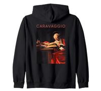 Scrittura di San Girolamo - Caravaggio Felpa con Cappuccio