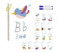 Scrittura Di Schede Flash - Schedes Flashs Cancellabili La Scuola Materna | Trainer Per Lettere E Numeri Di Carte Cognitive, Set Da 30 Con 2 Penne, Materiale, Sr L'apprendimento