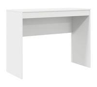 Scrivania 100 x 40 x 76 cm in legno per ufficio e casa | Profilo minimalista, linee semplici, scrivania compatta, uffici moderni, piccoli spazi, appartamenti urbani, case