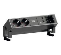 Bachmann - Desk 2 Prolunghe E Multiple Interno 0,2 M 2 Presa (e) Ac Nero - SPEDIZIONE GRATUITA