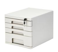 Scrivania a 4 strati con serratura, schedario A4 e statery Sto, perfetta per uso domestico e ufficio, grigio multi funzionale portadocumenti per forniture nizing