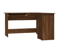 vidaXL Scrivania Angolo Rovere Marrone 120x140x75 cm Legno Multistrato