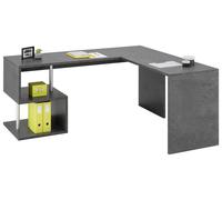 Scrivania Angolare 180/160x60x77,5cm cm Esse Ardesia