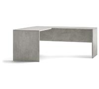Scrivania angolare ad angolo SINISTRO H76 L180 P169 Cm colore Cemento 6301k Sarm