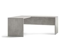 Scrivania Angolare Sx 180x76x169 cm Cemento
