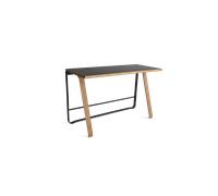 Scrivania Bent Hansen Hemingway con Porta USB Nero/rovere
