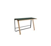 Scrivania Bent Hansen Hemingway con Porta USB Verde/rovere
