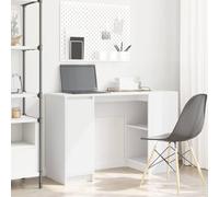 Scrivania Bianca 120x42x76 cm in Legno Multistrato - Modern White Office Desk with Spacious Storage, Sturdy Tabletop for Home Office Study Room, Easy to Clean & Assemble, Durable Engineered Wood
