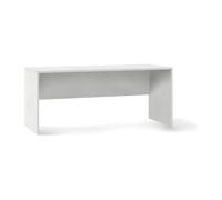 KIT SCRIVANIA UFFICIO H76 L180 P69 Cm FINITURA BIANCO OSSIDO SARMOG Db630k