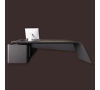Scrivania Boss semplice e di lusso, ampia capacità di archiviazione, scrivania indipendente con impronta digitale, scrivania a L, scrivania professionale per ufficio, scrivania da ufficio di grandi di