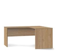 Scrivania casa angolare destro noce Scrivanie ufficio studio 76x160x150 cm