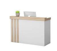 Scrivania compatta con cassetti Piccolo contatore dello spazio per il pagamento al dettaglio e l'uso del negozio Soluzione di ricezione ideale per un servizio clienti efficiente