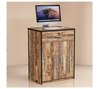 Scrivania compatta da 16 mm di spessore, registratore di cassa con guide silenziose, cerniere a tre sezioni, porta idraulica a chiusura ammortizzata, protezione anti pizzico, design moderno