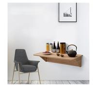 Scrivania compatta da parete a ribalta, 60 x 40 cm, ideale per piccoli spazi, casa, ufficio, camera da letto e studio, mobili eleganti e funzionali per aree limitate