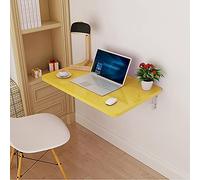 Scrivania compatta da parete, tavolo pieghevole per casa e ufficio, per piccoli spazi, lavanderia, capacità di carico 40-60 kg, perfetto per l'installazione di laptop e postazioni di lavoro