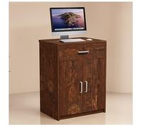 Scrivania compatta per reception, spessore 16 mm, con guide silenziose, 3 sezioni, cerniere idrauliche a chiusura ammortizzata, protezione anti pizzico per uso in ufficio