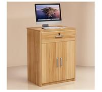 Scrivania compatta per reception, spessore 16 mm, con guide silenziose, porta a cerniera a 3 sezioni, chiusura ammortizzata, protezione anti pizzico per uso in ufficio