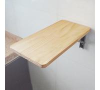 Scrivania compatta pieghevole da parete per casa e ufficio, tavolo salvaspazio regolabile in legno di pino per piccoli spazi, design verticale per un uso efficiente