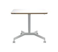 Scrivania Compatta pneumatica Sit-Stand - mobile - 80 x 60 x 75 cm - bianco - Le