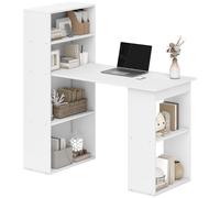 Scrivania Computer con Libreria Salvaspazio Tavolo da Pranzo per Ufficio Studio
