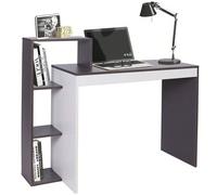 Scrivania con Libreria 4 Ripiani Tavolo da Lavoro Porta Pc Computer Struttura e Piano in Legno MDF Arredamento Casa Ufficio Cameretta Dimensioni 110 x 90 x 40 cm Crea uno spazio di lavoro pratico e mi