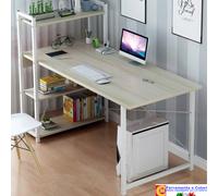 Scrivania sofia 120x48x110 cm rovere bianco