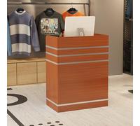 Scrivania creativa per reception, moderna e piccola, per ufficio, con cassetto, con serratura, elegante scrivania da bar per una migliore esperienza del cliente