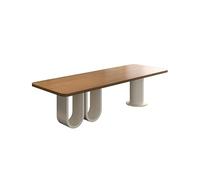 Scrivania da Gioco Moderna Moderno banco da lavoro in legno massello for ufficio presidenziale e dirigenziale, scrivania for computer con un solo piano, adatta for aziende casa