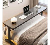 Scrivania da letto regolabile in altezza con ruote - Tavolo da letto per computer portatile, comodo sopra il letto tavolo da lavoro