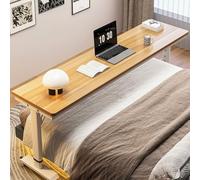 Scrivania da letto regolabile in altezza con ruote - Tavolo da letto per computer portatile, comodo sopra il letto tavolo da lavoro