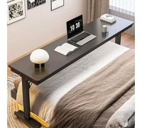Scrivania da letto regolabile in altezza con ruote - Tavolo da letto per computer portatile, comodo sopra il letto tavolo da lavoro