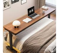 Scrivania da letto regolabile in altezza con ruote - Tavolo da letto per computer portatile, comodo sopra il letto tavolo da lavoro