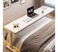 Scrivania da letto regolabile in altezza con ruote - Tavolo da letto per computer portatile, comodo sopra il letto tavolo da lavoro