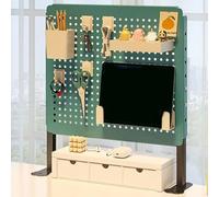 Scrivania da parete con pannello per la privacy, pannello forato e morsetto, soluzione di archiviazione perfetta per casa, ufficio o spazio di lavoro, massimizza l'efficienza e declutter la tua area