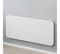 Scrivania da parete per computer con tavolo a ribalta, mobile salvaspazio per ufficio e cucina, elegante design bianco, versatile e funzionale per piccoli spazi