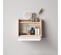 Scrivania da parete pieghevole e da toletta multifunzione, tavolino da toeletta e comodino, salvaspazio (dimensioni: 40 x 32 cm, 60 x 32 cm), soluzione moderna per casa e ufficio