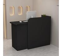 Scrivania da reception con cassetto bloccabile, moderno supporto per casa, ufficio, salone, atrio, scrivania versatile per segretaria, postazione di lavoro per computer, tavolo da bar