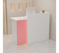 Scrivania da reception con cassetto bloccabile, moderno supporto per casa, ufficio, salone, atrio, scrivania versatile per segretaria, postazione di lavoro per computer, tavolo da bar