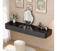 Scrivania Da Trucco Galleggiante Con Cassetti Tavolo A Parete Contenitore Completamente Assemblato Salvaspazio Moderna Toletta O Camera Letto Bagno Piccoli Spazi
