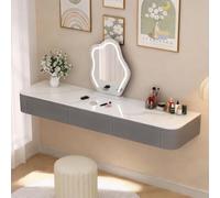 Scrivania Da Trucco Galleggiante Con Cassetti Tavolo A Parete Contenitore Completamente Assemblato Salvaspazio Moderna Toletta O Camera Letto Bagno Piccoli Spazi