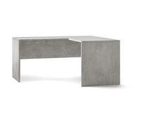 Scrivania da Ufficio Angolare Destra 160x76x150 cm Cemento