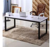 Scrivania da Ufficio e Casa Tavolo da Lavoro per Ufficio,Casa o Studio,Adatta a Piccoli Spazi Struttura in Acciaio piano ampio e lineare(B2,31.5"L x 23.6" W(80x60cm))